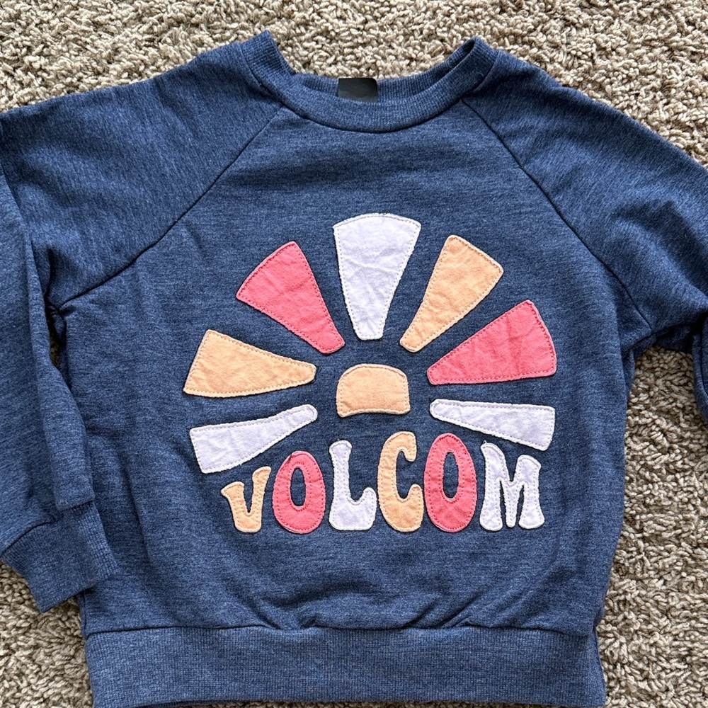 Volcom Kids Navy Set with Colorful Graphic - Picture 2 of 6